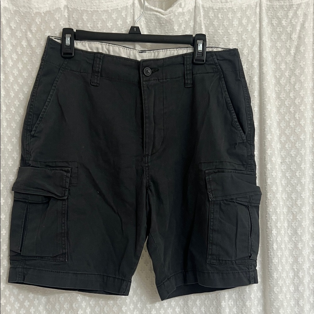 Old Navy Men's Black Cargo Shorts